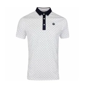 PUMA Pure Geo Men's Polo (White/Navy)