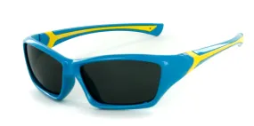 "Splash" Polarized Kids Sports Wrap Sunglasses