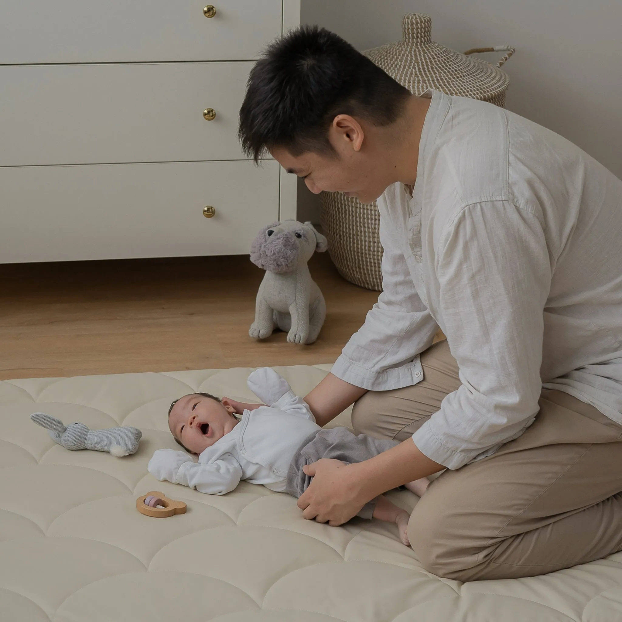 Rectangle Playmat - Soft Ecru