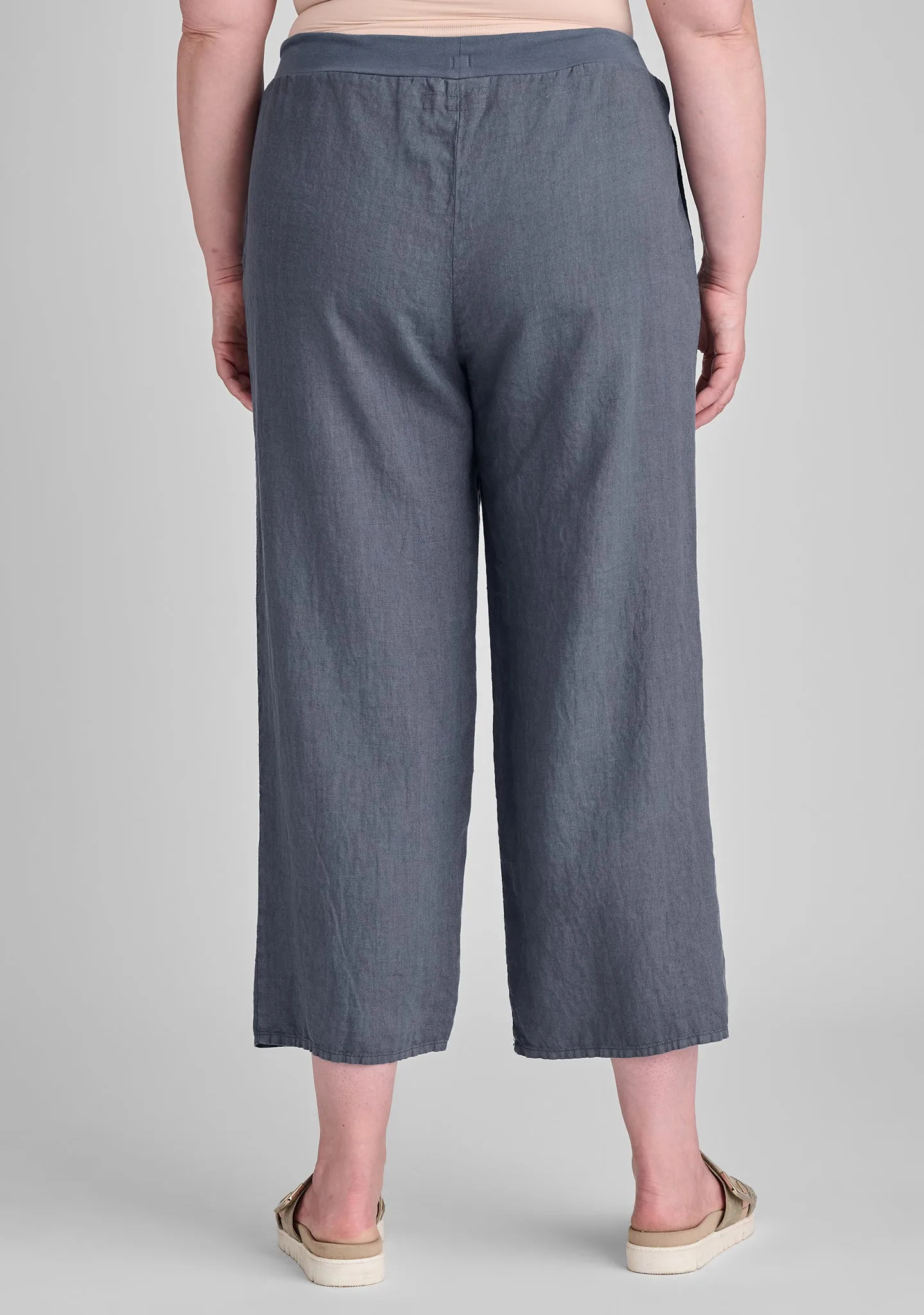 Renewed Flood - Linen Drawstring Pants