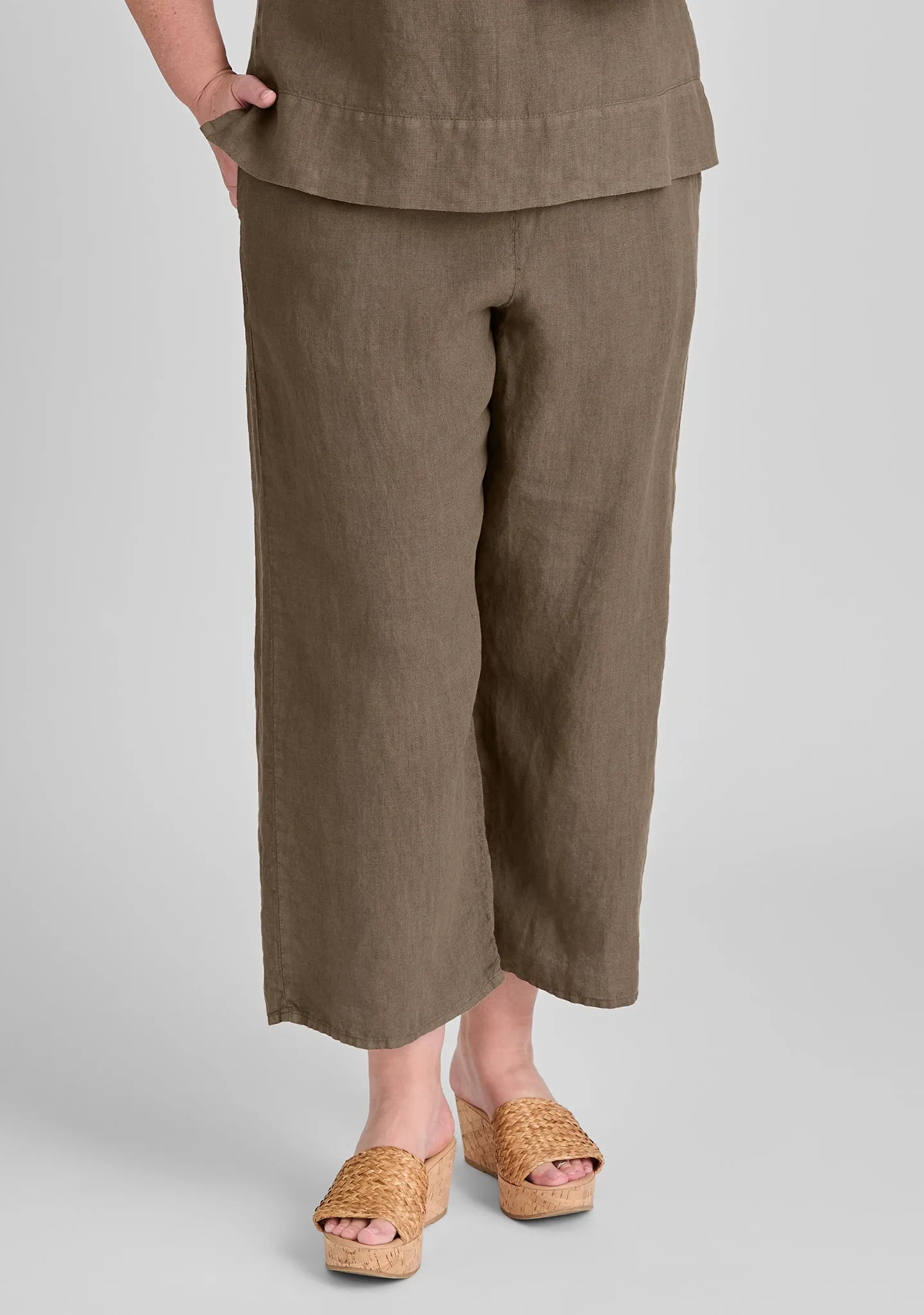Renewed Flood - Linen Drawstring Pants