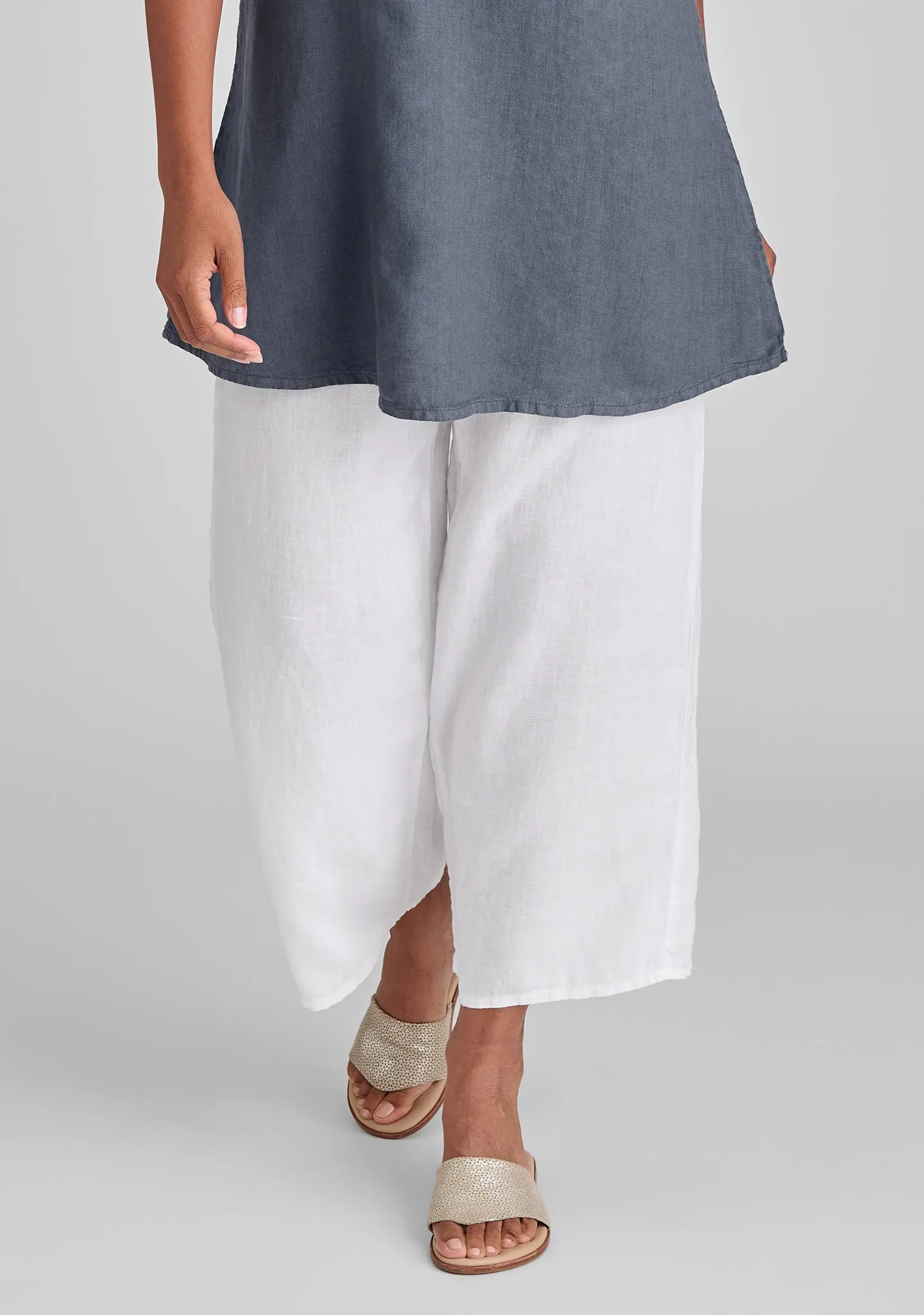 Renewed Flood - Linen Drawstring Pants