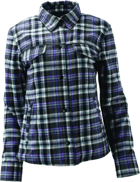 River Road Cameo Flannel Moto Shirt Womens - XL