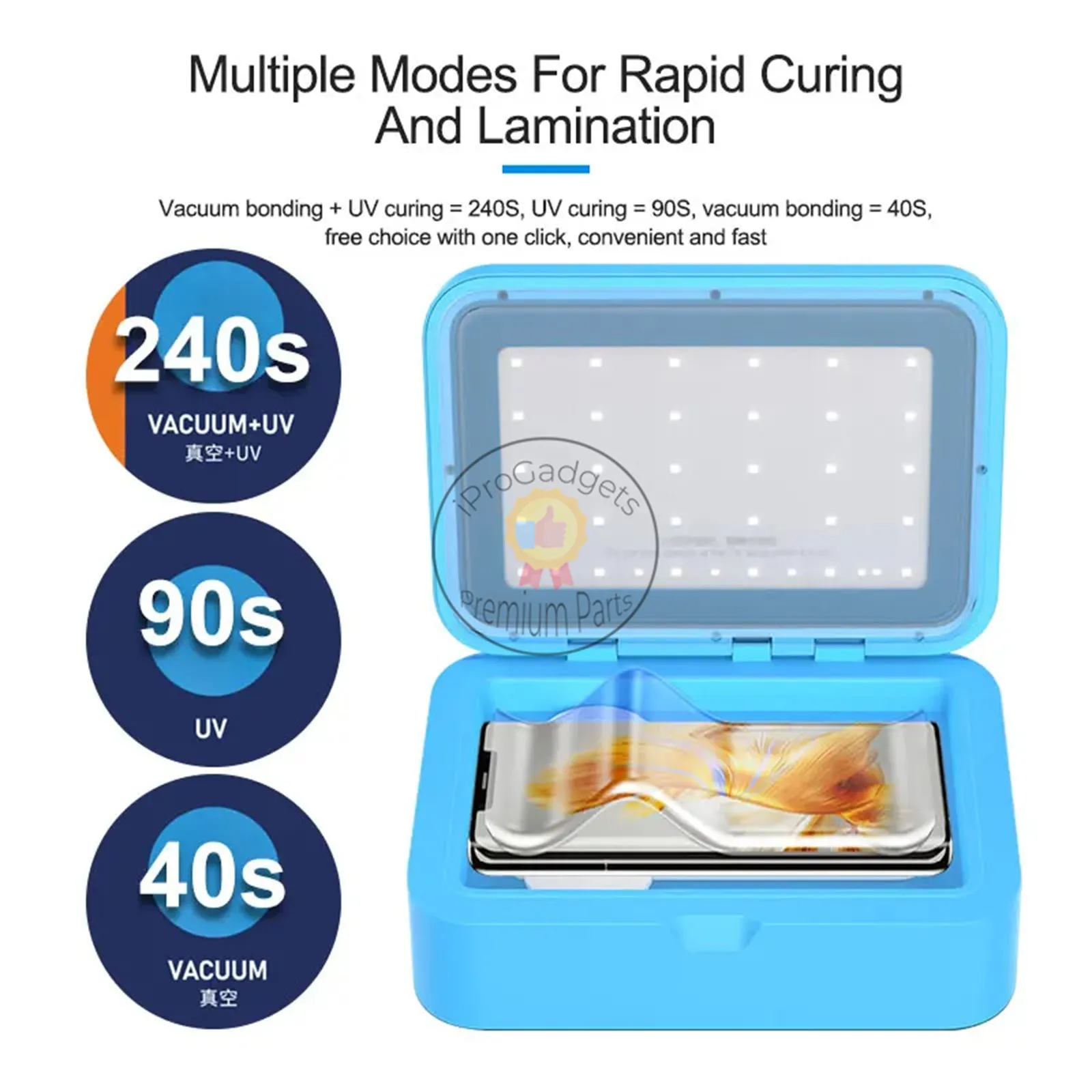 Sunshine S-918B SE Intelligent Vacuum UV Filming Machine UV Curing   Vacuum Holding Machine