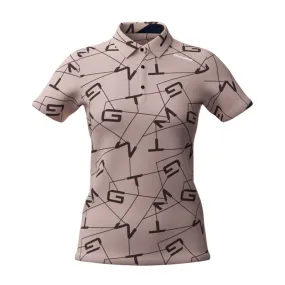 TAYLORMADE Letter Graphic Women's Polo (Smoke Pink)
