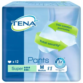 Tena Pants Super Medium - 12 Pack