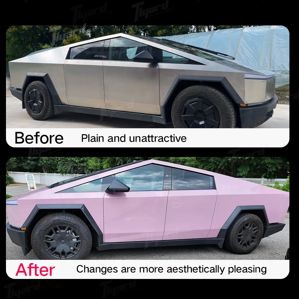 Tesla Cybertruck Color Paint Films Matte/Glossy/Laser Paint-Like Color Pre-Cut Full Coverage PPF