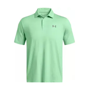 UNDER ARMOUR Playoff 3.0 Coral Jacquard Men's Polo (Matrix Green)
