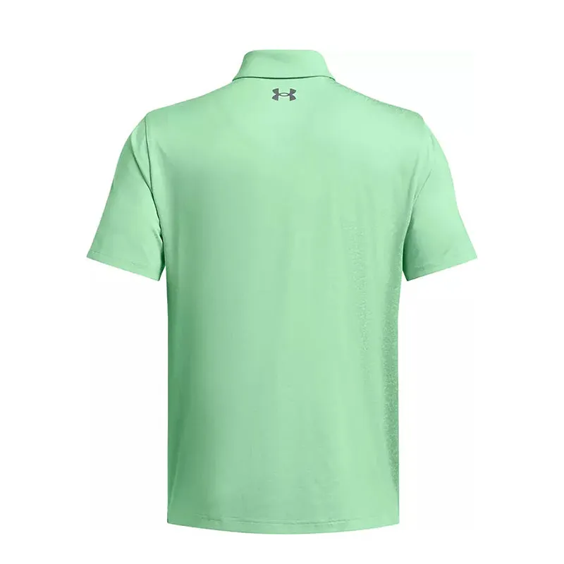 UNDER ARMOUR Playoff 3.0 Coral Jacquard Men's Polo (Matrix Green)